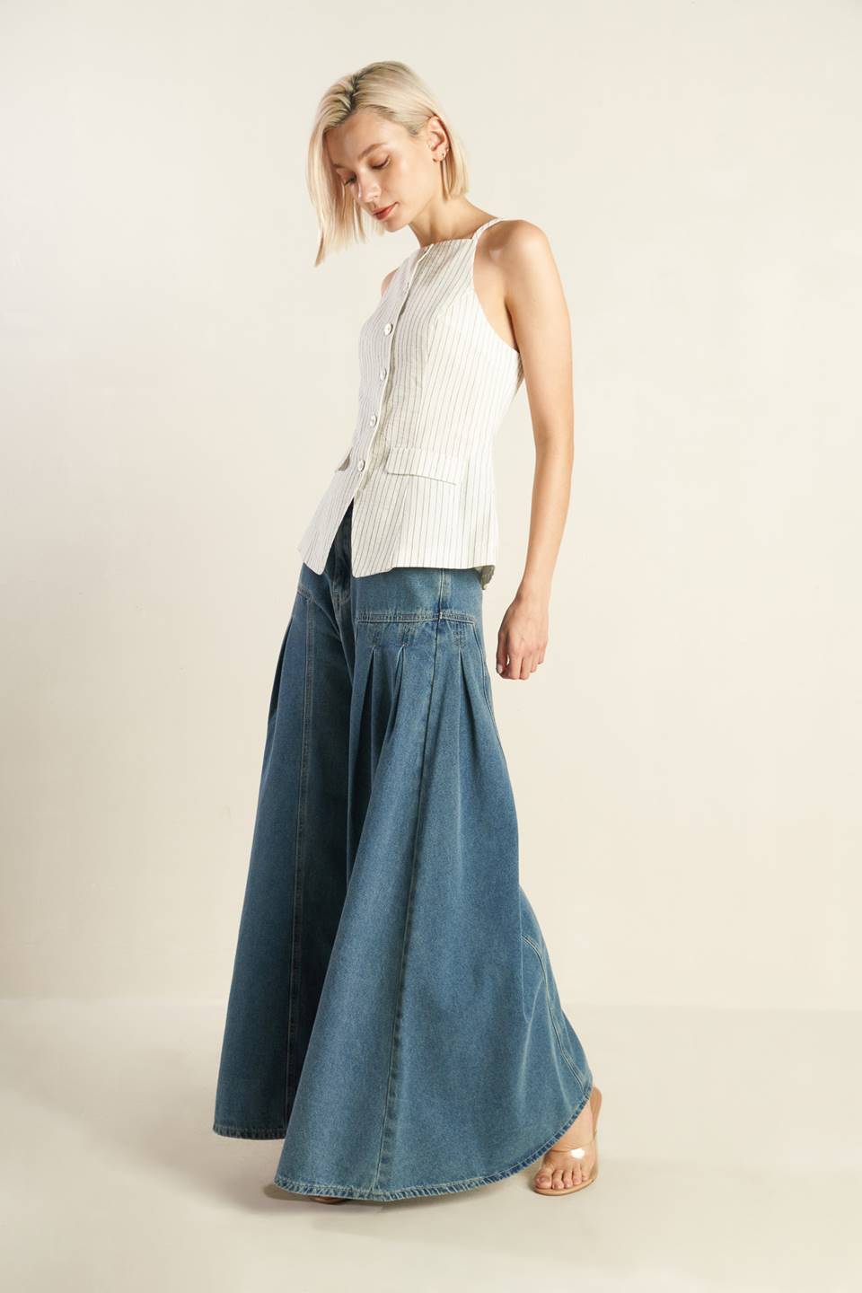 LEAD THE WAY WOVEN SEERSUCKER TOP Flying Tomato